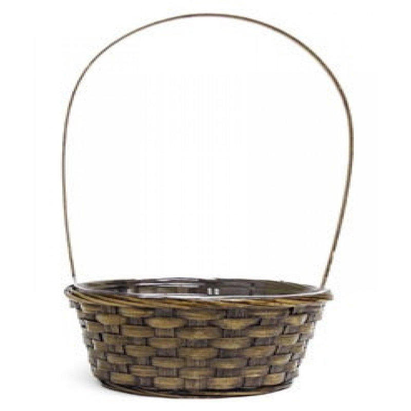 August Grove® Wicker Box, 13" H x 6.75" W x 6.75" D, Brown