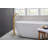 Contemporary 1-Handle Freestanding Floor Mount Tub Filler Trim Kit with 1.75 GPM Showerstick Handshower-58266138