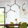 Spinks 7 - Light Dimmable Sputnik Modern Linear Chandelier