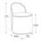 Swivel Vanity Stool-1106698642
