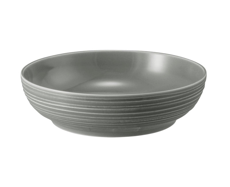 Porcelain Cereal Bowl, Gray