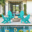 Chaise Adirondack pliable en plastique-299956318