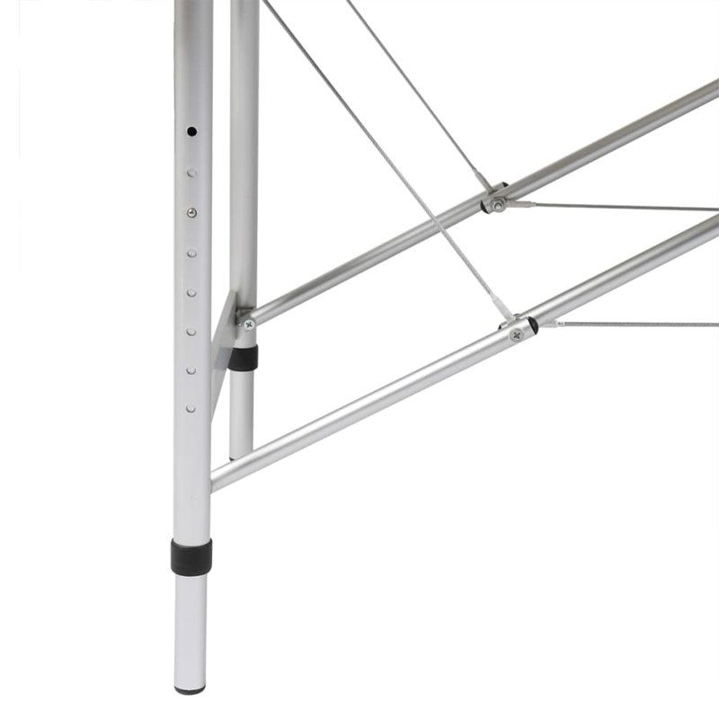 Table pliante réglable 73 po, Blanc crème