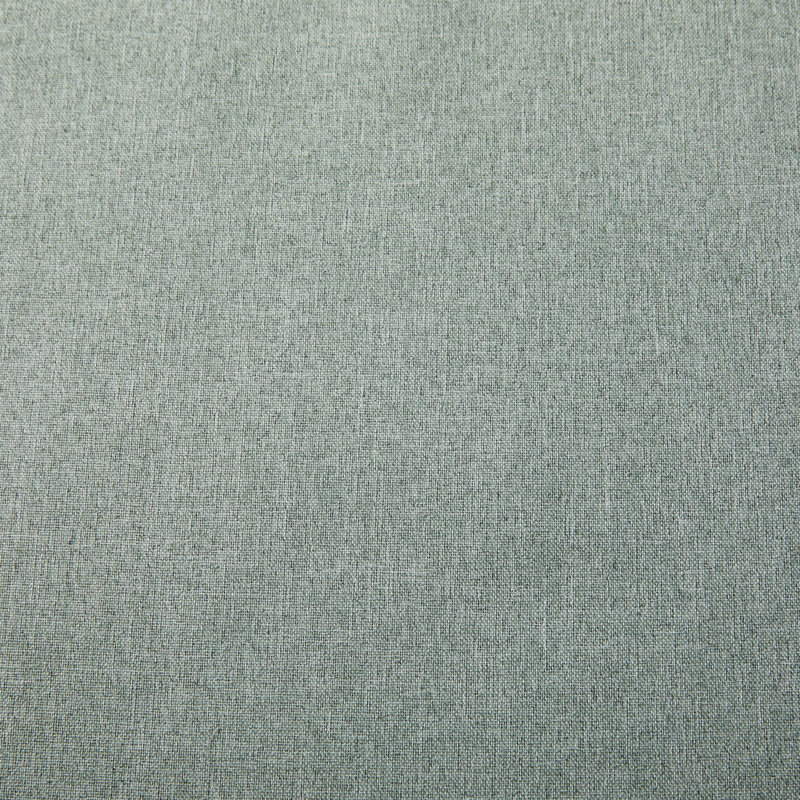 Linen Blend Blackout Curtain Panel Pair, 168cm Width x 183cm Drop, Sage Green