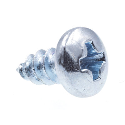 Sheet Metal Screws, Self-Tapping, Pan Head, Phillips Drive, #4 X 1/4 (50 Pack)
