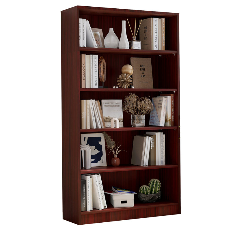 Bibliothèque 5 tablettes en bois de cerisier