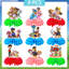 Articles de fête d'anniversaire Paw Patrol, ensemble de 9 pièces de centre de table en forme de nid d'abeille Paw Patrol