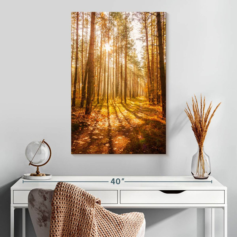 Alvord Autumn Forest Sun, 30" H x 20" W