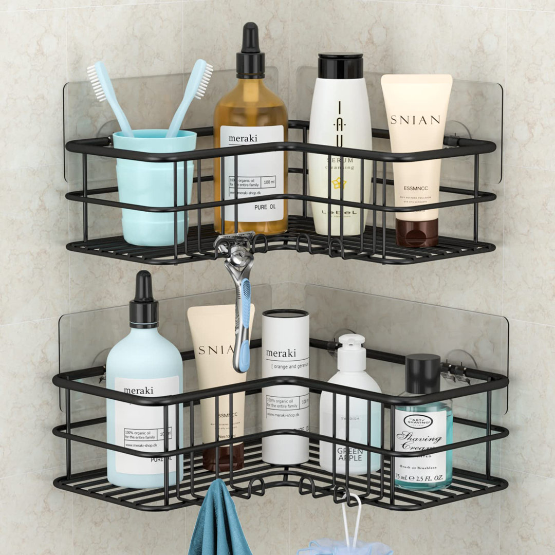 Latvia Adhesive Stainless Steel Shower Basket