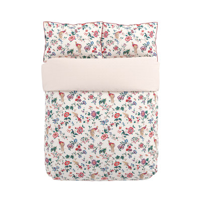 Birds Of Paradise Cotton Duvet Cover Set