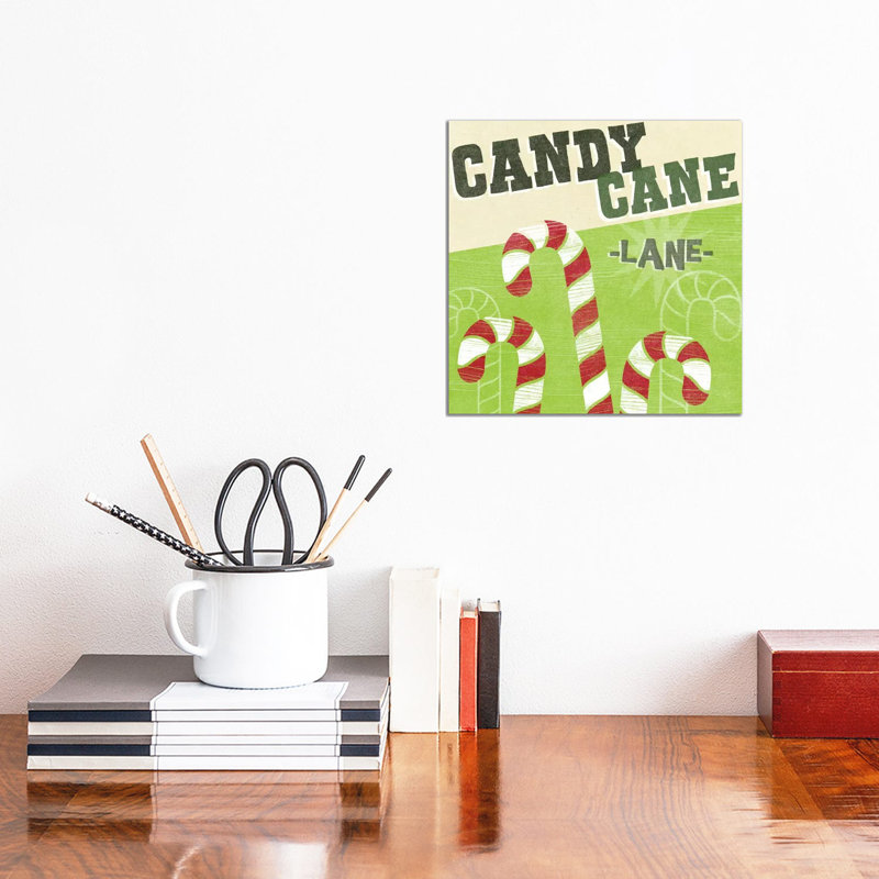 Let's Get Jolly V by June Erica Vess - Wrapped Canvas Print, 30.48cm H x 30.48cm W x 1.905cm D