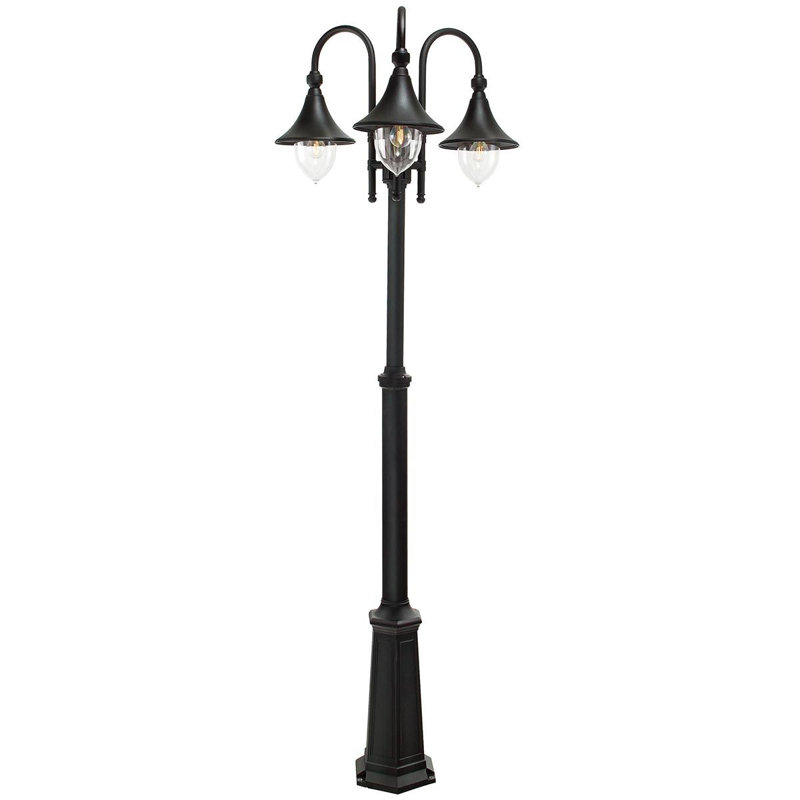 Firenze Lamp Post (Full), Black