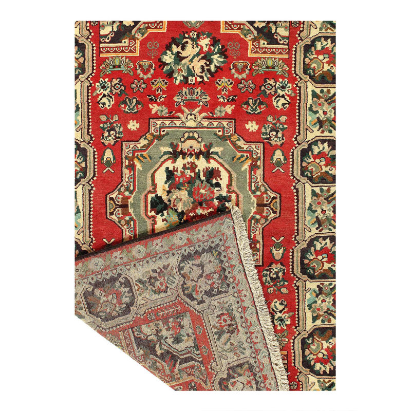 Canvello Circa 1970 Fine Hand Knotted Silkroad Vintage Bakhtiari Rug - 5'4'' X 8'11''