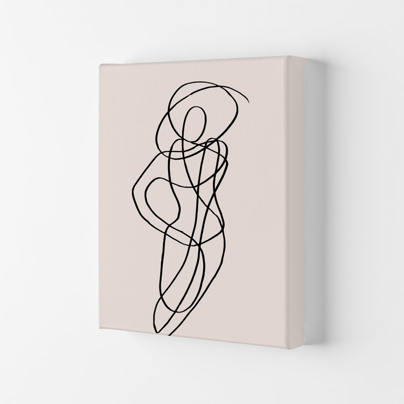 Tangled Lines Female 1 by Planeta444 - No Frame Print, No Framed, 59cm H x 42cm W x 1cm D