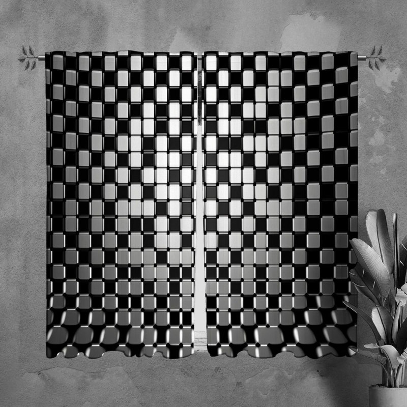 Paire de rideaux obscurcissant en polyester Myli, L 40 po x L 82 po