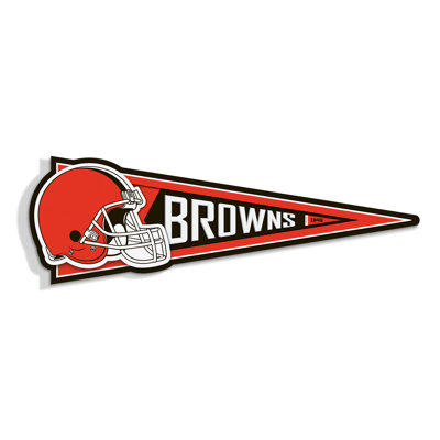 NFL Cleveland Browns Pennant Sign