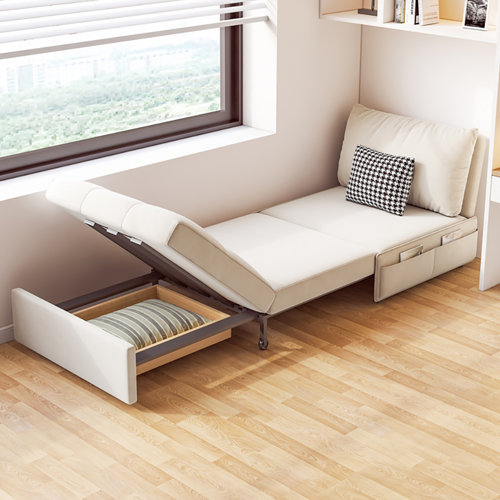 Hokku Designs Garrus Velvet Sleeper Sofa | Wayfair