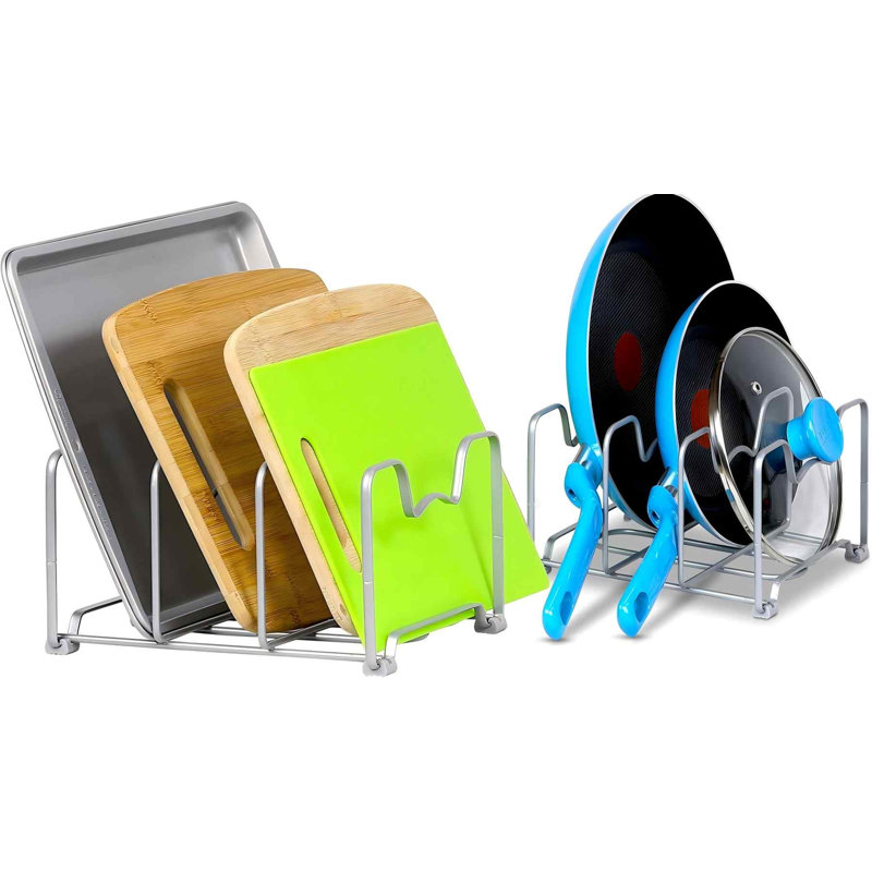 Cabinet Bakeware Organizer Rack Holder, 2 Pack