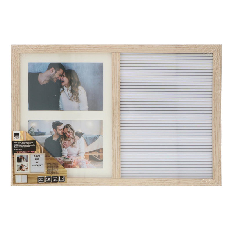 Plastic Changeable Letter Board, 26.5cm H x 39cm W x 2cm D