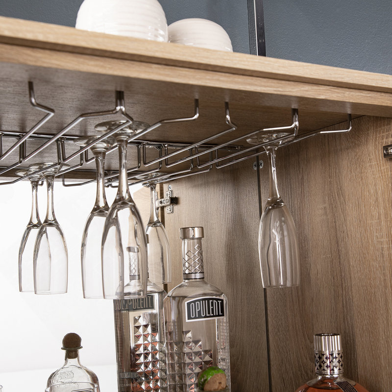 Armoire haute avec rangement pour bouteilles de vin