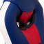 Fauteuil de jeu réglable rouge et bleu Fostine