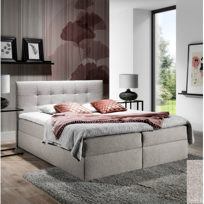 Boxspringbett Ahumada mit Topper und Stauraum