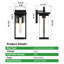 13,5 po Ensemble de 1 lanterne murale d'extérieur Scone-965123925