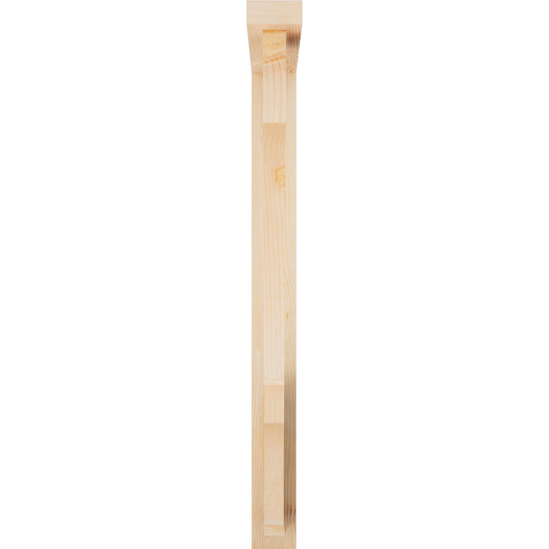 Support de bloc Balboa avec entretoise décalée, 40 x 28, Sapin Douglas de l 3 1/2 (lisse)
