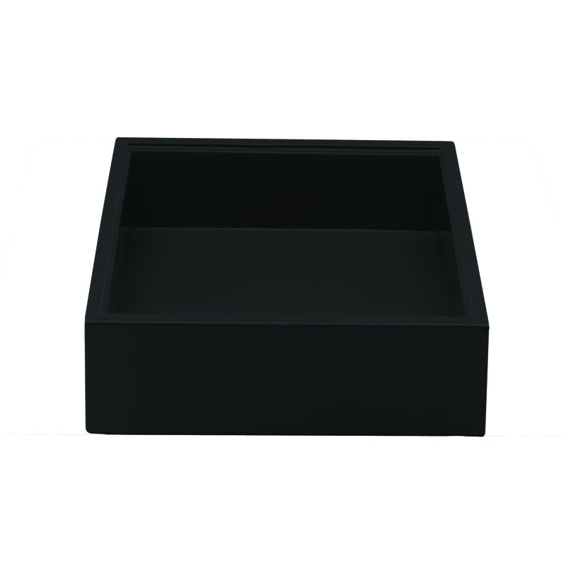 Panier Tre Tre - 12 pièces , 1.57" H x 5.91" W x 5.91" D, Noir, noir, noir, noir