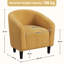 Upholstered Boucle Club Chair-1115714517