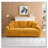 80" Corduroy Folding Sofa with Cup Holder and Pillow-2144259371