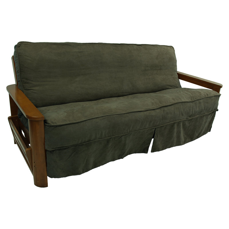 Housse pour futon à coussins carrés/rectangulaires, Vert forêt