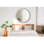 Huldar Glass Flat Wall Mirror