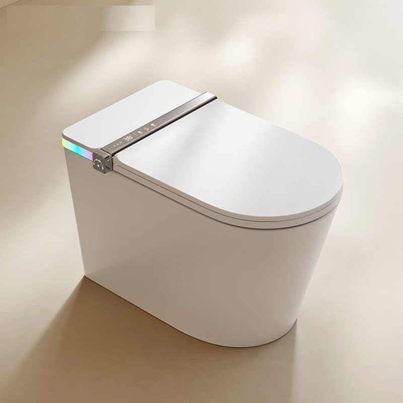 Smart Living&Technology 1.28 Gallons GPF Elongated One-Piece Toilet (Seat Included)