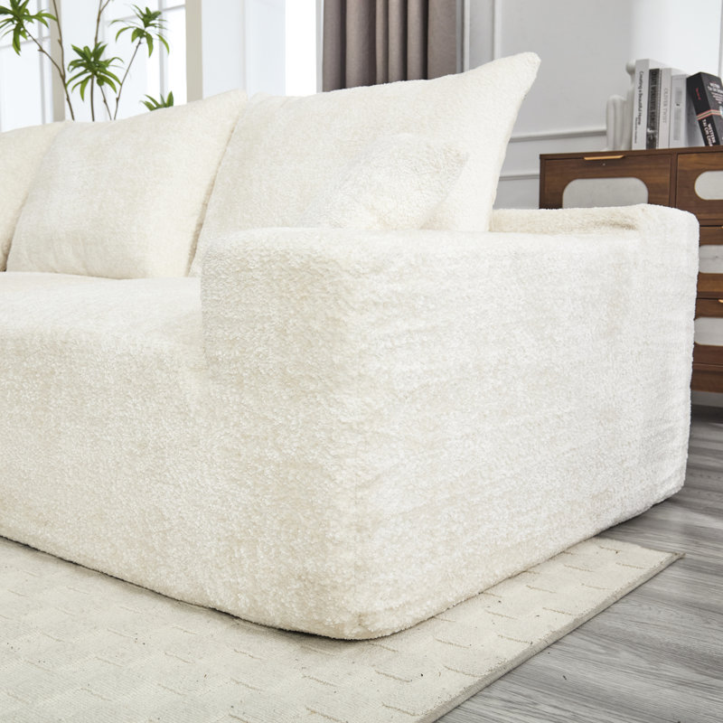 Tissu chenille en forme de U avec une sensation douillette pour la détente et le confort