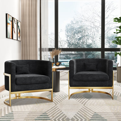Velvet Accent Chair