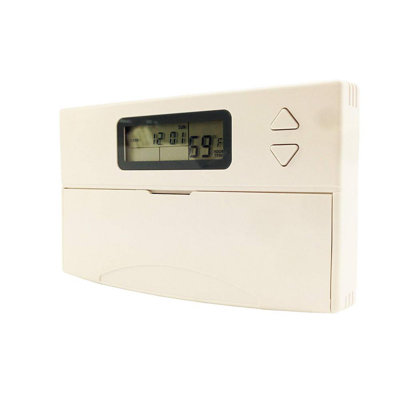 Thermostat électronique à basse tension programmable, blanc
