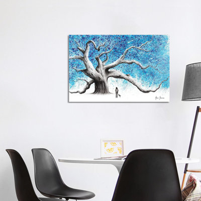 The Winter Walk Tree by Ashvin Harrison - Wrapped Canvas Painting