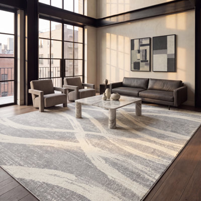 Tapis performance abstrait Shelva