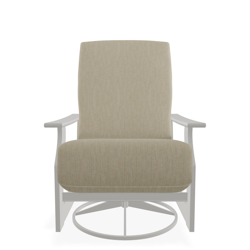 St. Catherine Polymer Outdoor Lounge Chair, Snow, Huskie