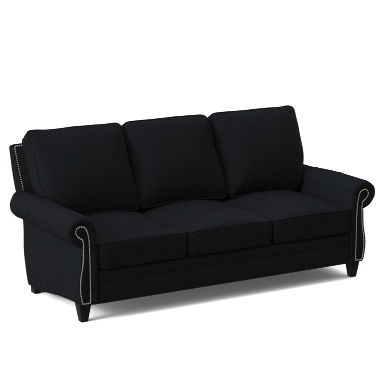 Reddish Leather Sofa