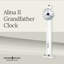 Alina II 77.75'' Metal Floor Clock