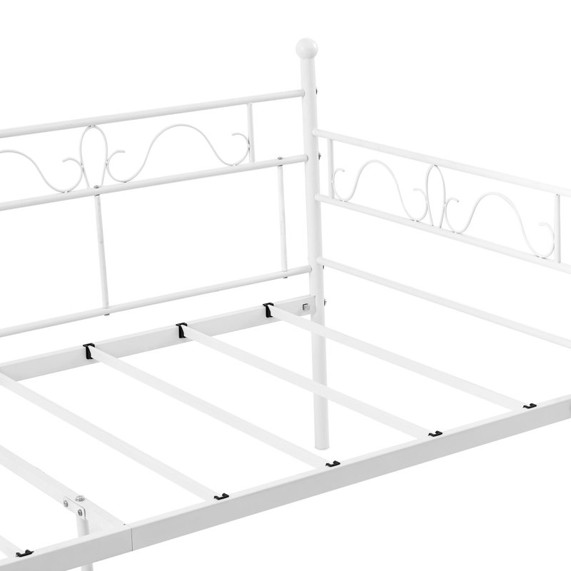 Metal Daybed Frame, White