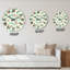 Multicolore triangulaire géométrique I - horloge murale à motifs-1473373195