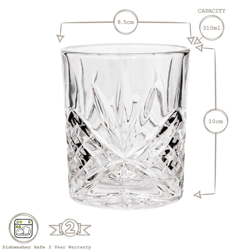 Rink Drink 310ml Glass Whiskey Glass Glassware