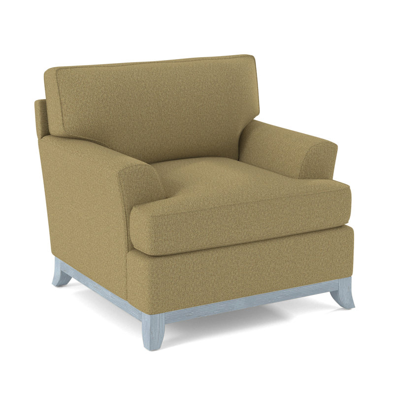 Oaks Way Armchair, Beige Performance Fabric; 0851-73, Sea Glass