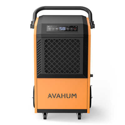 AVAHUM 160-Pint Commercial Dehumidifier with Pump, Anti-Corrosion Technology for 1,200 sq. ft.