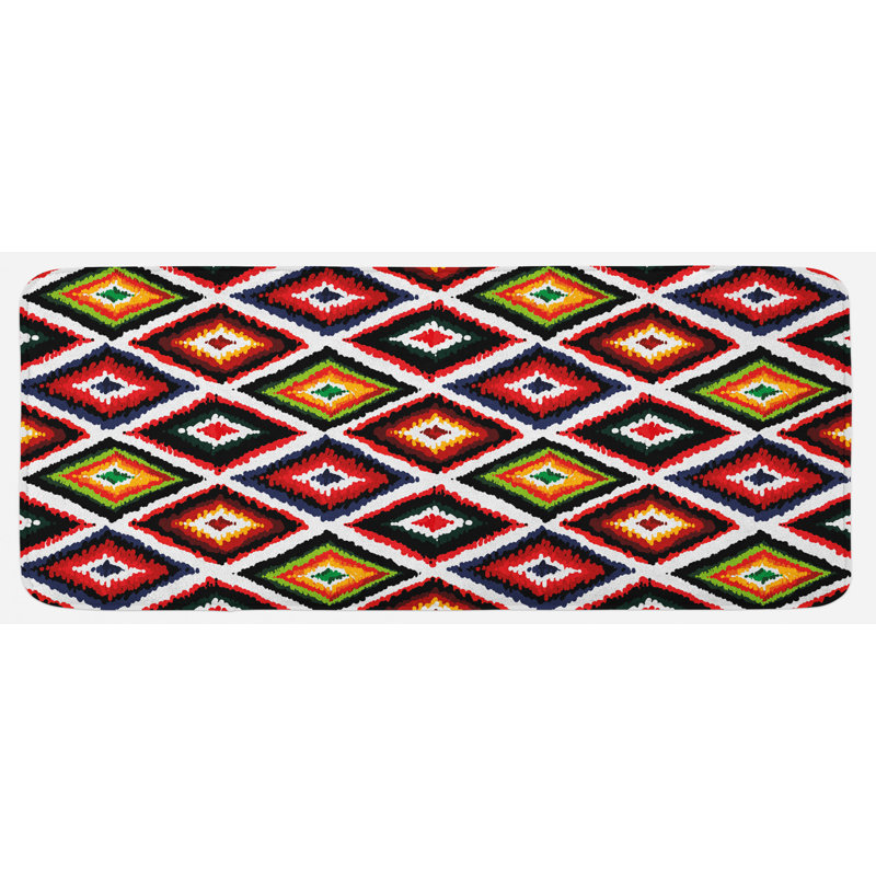 Rustic Polyester Kitchen Mat