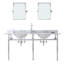 Ensemble de meuble-lavabo oval avec robinet et trop-plein Copeland Stone-580398440