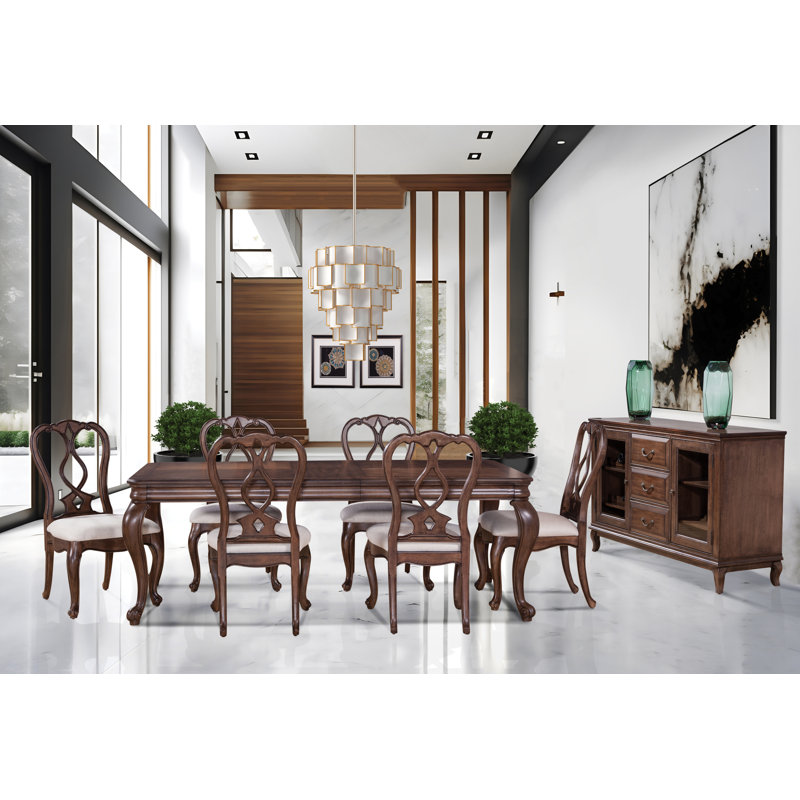 Buffet en bois massif Tasheem 60 po